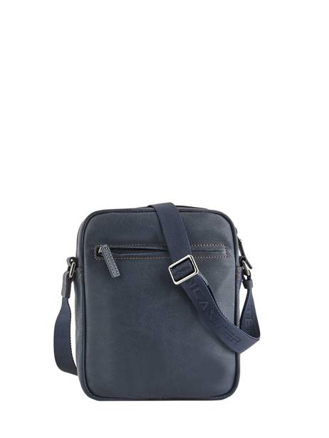 Sac BandouliÃ¨re Lancaster Bleu soft vintage homme 14 vue secondaire 3