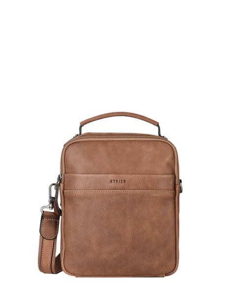 Sac BandouliÃ¨re Spider Cuir Etrier Marron spider ESPI732M
