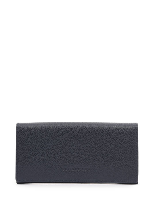 Longchamp Le foulonnÃ© Portefeuilles Bleu