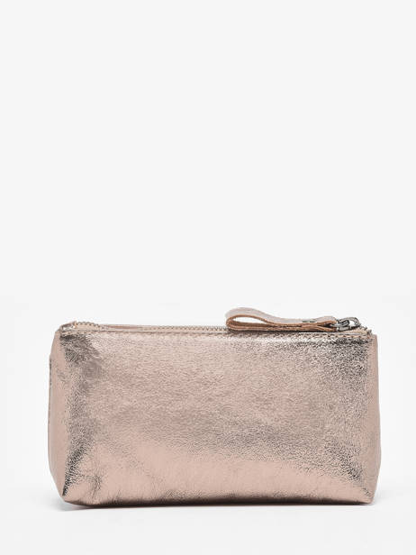 Trousse Zippée Nine Cuir Milano Marron nine NI22114N vue secondaire 2