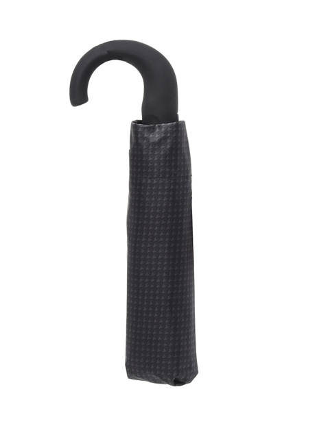 Foldable Umbrella Happy rain Black gents print 43668