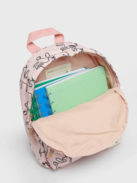 Mini Sac Ã  Dos Kidzroom Rose paris beasties 3379 vue secondaire 3